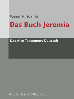 cover image of Das Buch Jeremia
